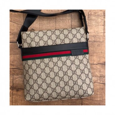 Gucci 2018 Leather Shoulder Bag ,25CM - 구찌 2018 레더 남성용 숄더백 GUB0206 ,25cm,베이지