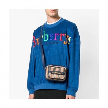 Burberry 2019 Leather Camera Shoulder Bag ,19.5CM - 버버리 2019 레더 남여공용 카메라 숄더백,BURB0054 ,19.5cm,네이비