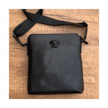 Versace  2018 Leather Shoulder Bag ,28CM - 베르사체 2018 레더 남성용 숄더백,VERB0014,28CM,블랙