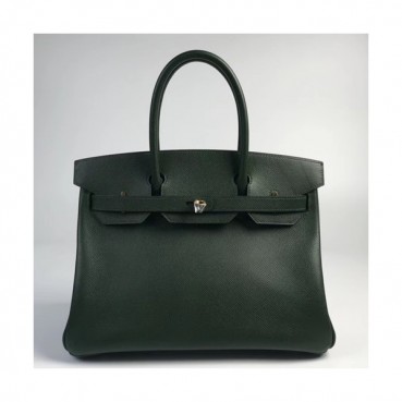 Hermes Birkin Epsom Leather Tote Shoulder Bag ,30cm - 에르메스 버킨 엡송 레더 여성용 토트 숄더백 HERB0535,30cm,다크그린