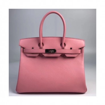 Hermes Birkin Epsom Leather Tote Shoulder Bag ,30cm - 에르메스 버킨 엡송 레더 여성용 토트 숄더백 HERB0511,30cm,핑크