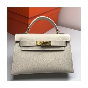 Hermes Mini Kelly 2 Leather Tote Shoulder Bag , - 에르메스 미니 켈리 2 레더 여성용 토트 숄더백 HERB0214,베이지
