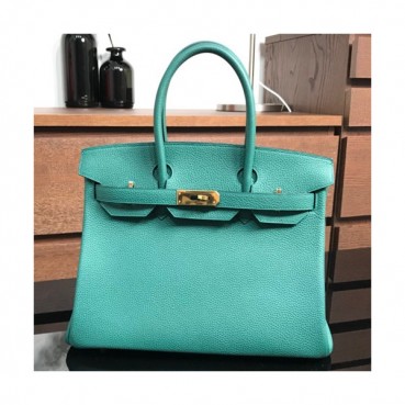 Hermes Birkin Togo Leather Tote Shoulder Bag ,30cm - 에르메스 버킨 토고 레더 여성용 토트 숄더백 HERB0114,30cm,민트