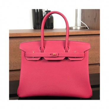 Hermes Birkin Togo Leather Tote Shoulder Bag ,30cm - 에르메스 버킨 토고 레더 여성용 토트 숄더백 HERB0111,30cm,레드