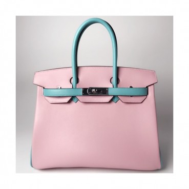 Hermes Birkin Swift Leather Tote Shoulder Bag ,30cm - 에르메스 버킨 스위프트 레더 여성용 토트 숄더백 HERB0083,30cm,핑크