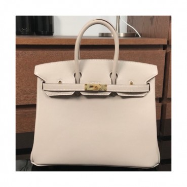 Hermes Birkin Swift Leather Tote Shoulder Bag ,25cm - 에르메스 버킨 스위프트 레더 여성용 토트 숄더백 HERB0080,25cm,연그레이