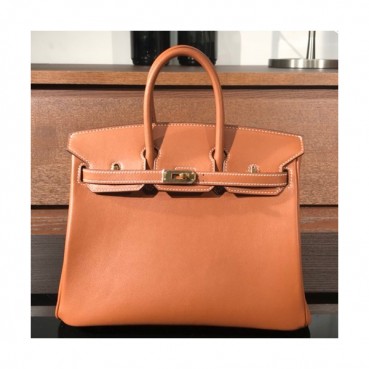 Hermes Birkin Swift Leather Tote Shoulder Bag ,25cm - 에르메스 버킨 스위프트 레더 여성용 토트 숄더백 HERB0078,25cm,브라운