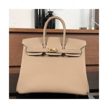 Hermes Birkin Togo Leather Tote Shoulder Bag ,25cm - 에르메스 버킨 토고 레더 여성용 토트 숄더백 HERB0043,25cm,베이지