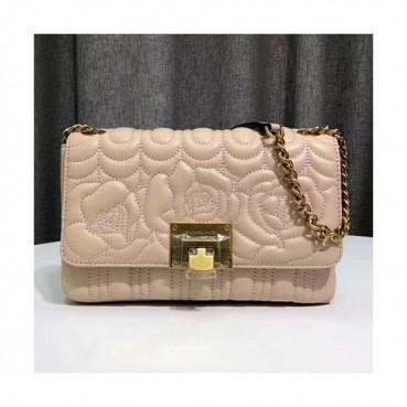 Michael Kors 2018 Leather Chain Shoulder Bag, 26CM - 마이클 코어스 2018 레더 체인 숄더백 ,MKB0247, 26CM,연핑크