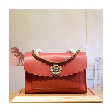 Coach Parker Leather Chain Shoulder Bag,26cm - 코치 파커 레더 체인 숄더백 COAB0149,26cm,레드