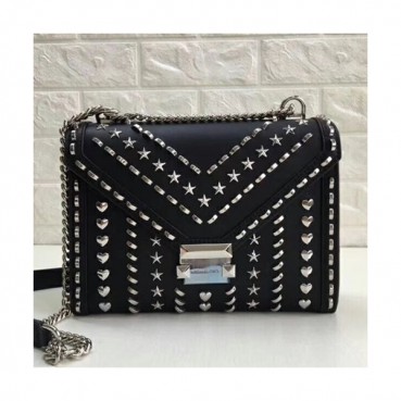 Michael Kors Leather Whitney Chain Shoulder Bag, 24CM - 마이클 코어스 레더 위트니 체인 숄더백 ,MKB0181, 24CM,블랙