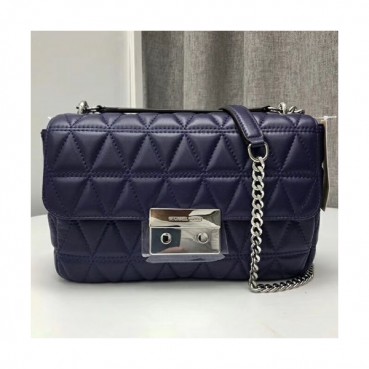 Michael Kors Leather Chain Shoulder Bag,27cm - 마이클 코어스 레더 체인 숄더백 MKB0171,27cm,퍼플