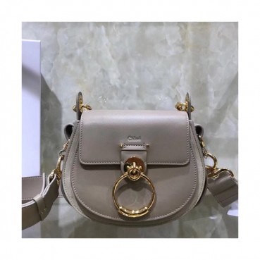 Chole 2019 Tess Leather Shoulder Bag, 20cm -  끌로에 2019 테스 레더 숄더백,CLB0004,20cm,그레이