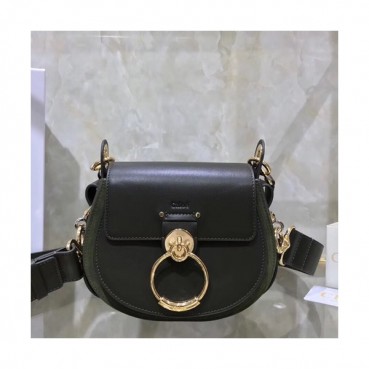 Chole 2019 Tess Leather Shoulder Bag, 20cm -  끌로에 2019 테스 레더 숄더백,CLB0002,20cm,카키