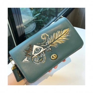 Coach Leather Dinky Hand Bag / Shoulder Bag,23cm - 코치 레더 딘키 핸드백 / 숄더백 COAB0096,23cm,그린