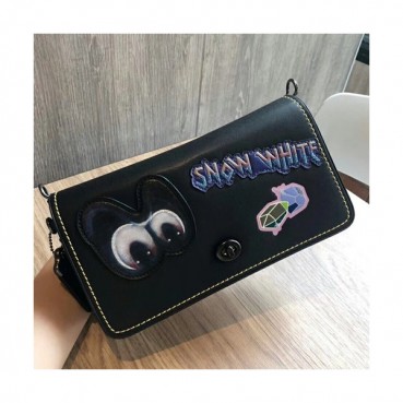 Coach Leather Dinky Hand Bag / Shoulder Bag,23cm - 코치 레더 딘키 핸드백 / 숄더백 32760,COAB0087,23cm,블랙