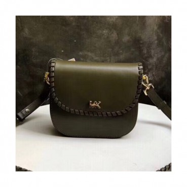 Michael Kors Leather Shoulder Bag,20cm - 마이클 코어스 레더 숄더백 MKB0136,20cm,그린
