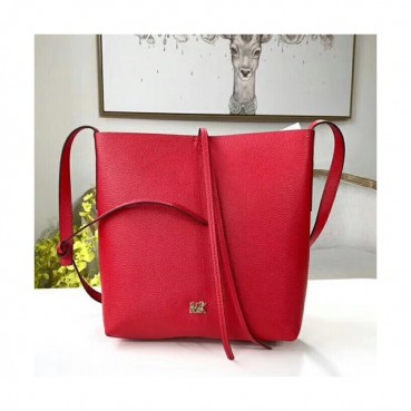 Michael Kors Leather Bucket Shoulder Bag,26cm - 마이클 코어스 레더 버킷 숄더백 MKB0129,26cm,레드