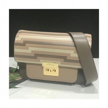 Michael Kors Leather Sloan Editor Shoulder Bag,22CM - 마이클 코어스 레더 슬론 에디터 숄더백 ,MKB0111, 22CM,카키+베이지