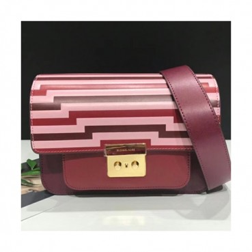 Michael Kors Leather Sloan Editor Shoulder Bag,22CM - 마이클 코어스 레더 슬론 에디터 숄더백 ,MKB0109, 22CM,레드