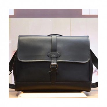 Coach Leather Hudson Messenger Shoulder Bag,39cm - 코치 레더 남성용 허드슨 메신저 숄더백 23204,COAB0052,39cm,블랙