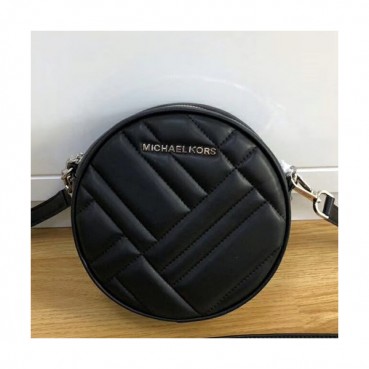Michael Kors Leather Vivianne Shoulder Bag, 17CM - 마이클 코어스 레더 비비안 숄더백,MKB0104, 17CM,블랙