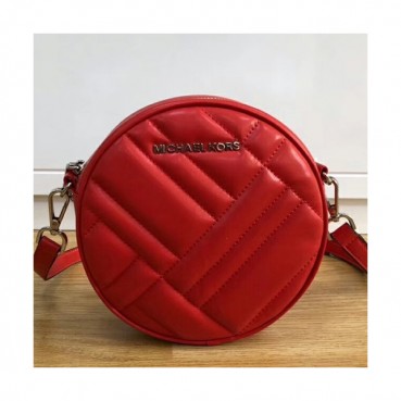 Michael Kors Leather Vivianne Shoulder Bag, 17CM - 마이클 코어스 레더 비비안 숄더백,MKB0103, 17CM,레드