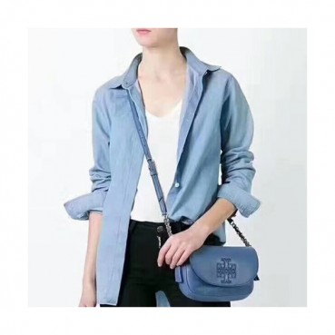 Tory Burch Leather Harper Shoulder Bag,23cm - 토리버치 레더 하퍼 숄더백 TBB0158,23cm,3색(블루,레드,연핑크)