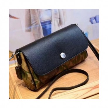 Coach 2018 Leather Coted Riversible Shoulder Bag,21cm - 코치 2018 레더 코티드 리버서블 숄더백 COAB0040,21cm,블랙/브라운