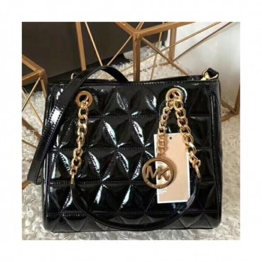 Michael Kors Leather Tote Shoulder Bag - 마이클 코어스 레더 토트 숄더백 ,MKB0069,블랙