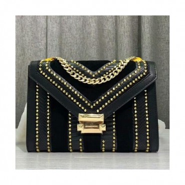 Michael Kors 2018 Leather Whitney Chain Shoulder Bag, 24CM - 마이클 코어스 2018 레더 위트니 체인 숄더백 ,MKB0062, 24CM,블랙