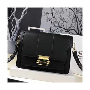 Michael Kors 2018 Leather Shoulder Bag, 22CM - 마이클 코어스 2018 레더 숄더백 ,MKB0052, 22CM,블랙