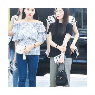 Prada Women Nylon Bucket Tote Shoulder Bag ,23CM - 프라다 여성용 나일론 버킷 토트 숄더백 1BH038