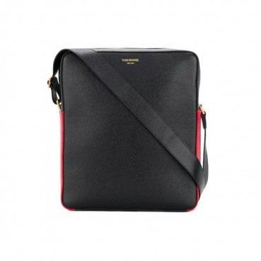 Thom Browne 2018 Pebble-Grain Messenger Shoulder Bag ,23cm 