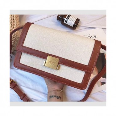 Saint Laurent Women Shoulder Bag,24cm - 입생로랑 여성용 보헤미안 숄더백 77465, SLB0273,24cm,베이지