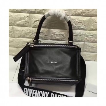 Givenchy Logo Strap Leather Medium Tote Shoulder Bag,27CM - 지방시 로고 스트랩 레더 여성용 미듐 토트 숄더백,GVB0011,27CM,블랙