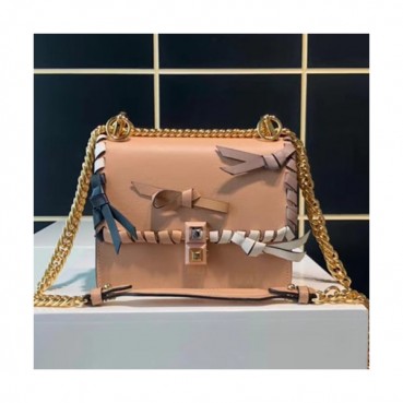 Fendi Kan I Piccola Chain Shoulder Bag ,19CM - 펜디 칸아이 피콜라 체인 숄더백  FENB0035,19CM,핑크베이지