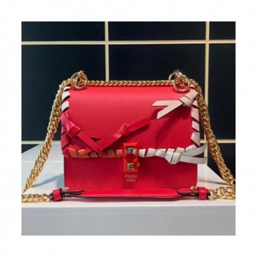 Fendi Kan I Piccola Chain Shoulder Bag ,19CM - 펜디 칸아이 피콜라 체인 숄더백  FENB0033,19CM,레드