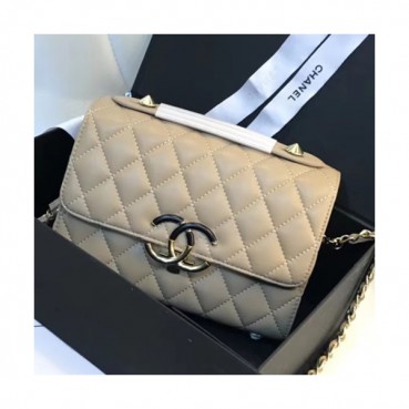 Chanel 2018 Cruise Chain Flap Shoulder Bag ,22CM - 샤넬 2018 크루즈 플랩 숄더백 CHAB0526,22CM,베이지