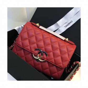 Chanel 2018 Cruise Chain Flap Shoulder Bag ,22CM - 샤넬 2018 크루즈 플랩 숄더백 CHAB0525,22CM,레드