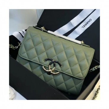 Chanel 2018 Cruise Chain Flap Shoulder Bag ,22CM - 샤넬 2018 크루즈 플랩 숄더백 CHAB0523,22CM,그린