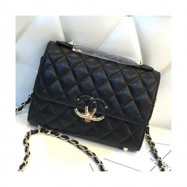 Chanel 2018 Cruise Chain Flap Shoulder Bag ,22CM - 샤넬 2018 크루즈 플랩 숄더백 CHAB0522,22CM,블랙