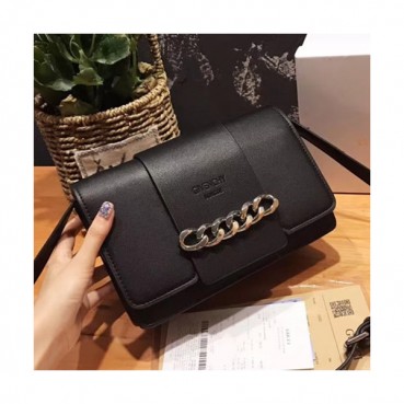 Givenchy Leather Shoulder Bag,23.5CM - 지방시 레더 여성용 숄더백,GVB0010,23.5CM,블랙