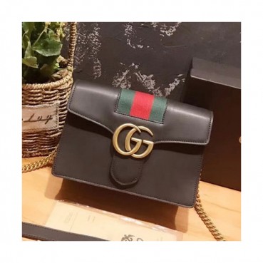 Gucci GG Marmont Chain Shoulder Bag - 구찌 GG 마몬트 체인 숄더백 GUB0135 ,4색(블랙,레드,카키,브라운)