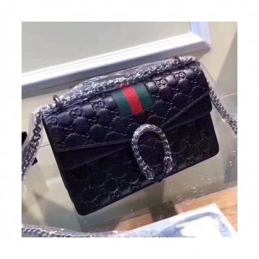 Gucci Dionysus Leather Chain Shoulder Bag,24CM - 구찌 디오니소스 레더 체인 숄더백  ,GUB0118,24cm,블랙