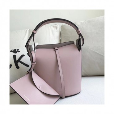 Burberry Leather Bucket Shoulder Bag, 29cm - 버버리 레더 버킷 숄더백,BURB0015,29cm,핑크