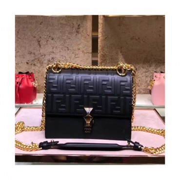 [매장판]Fendi  Kan I Chain Shoulder Bag  - 펜디 칸아이 체인 숄더백 FENB0021,블랙