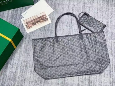 Goyard Leather Gray Saint-Louis Bag,40CM 