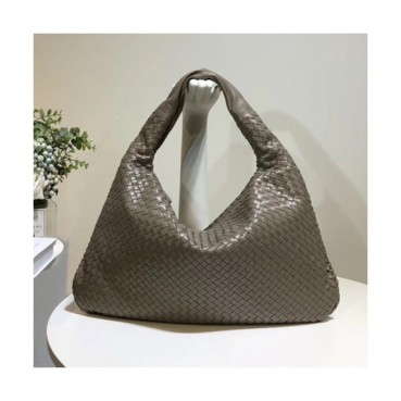 Bottega Veneta Leather Khaki Hobo Tote Shoulder Bag,50cm - 보테가 베네타 레더 카키 호보 토트 숄더백 5092