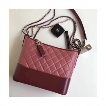 Chanel 2018 Gabrielle Hobo Leather Shoulder Bag,28CM - 샤넬 2018 가브리엘 호보 레더 숄더백,CHAB0511,28CM,와인